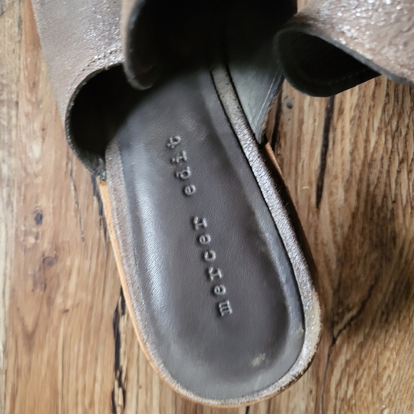 MERCER EDIT LEATHER POINTED TOE MULE BOOTIES - Picture 5 of 6